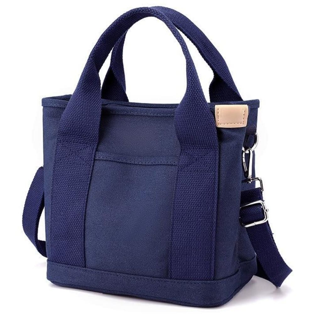 Small Tote Bag With Zier Tote Bag Canvas Crossbody Bag Shoulder :<